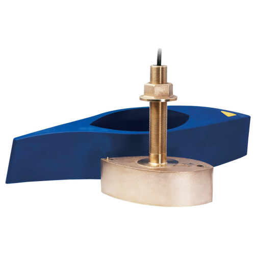 Furuno - Furuno 526T-HDD Bronze Broadband Thru-Hull Transducer w/Temp, Built-In Diplexer & Hi-Speed Fairing Block 1kW (10-Pin)
