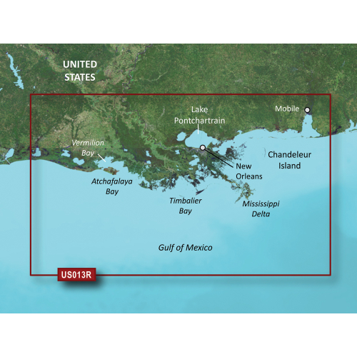 Garmin - Garmin BlueChart&reg; g3 Vision&reg; HD - VUS013R - Mobile - Lake Charles - microSD&trade;/SD&trade;