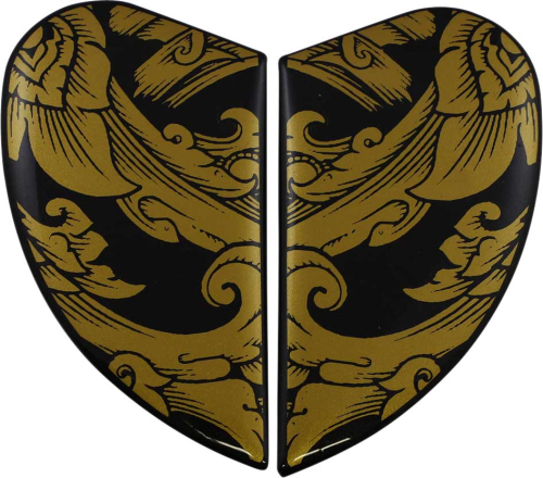 Icon - Icon Side Plate for Airform Helmets - Esthetique Gold - 0133-1292