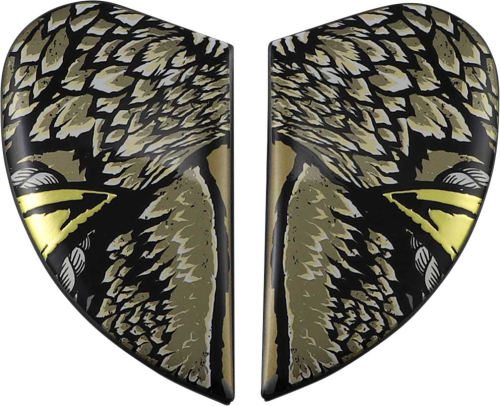 Icon - Icon Side Plate for Airform Helmets - Semper Fi Gold - 0133-1291