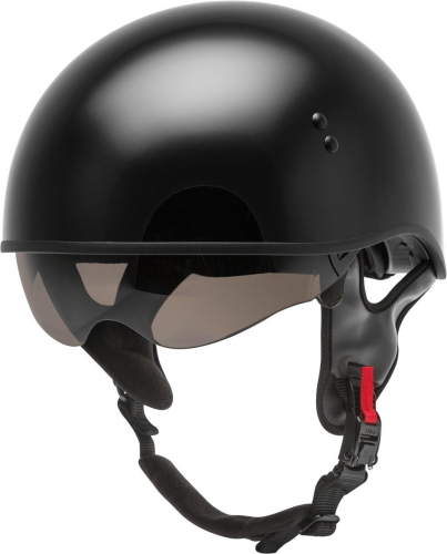 G-Max - G-Max HH-65 Naked Solid Helmet - H1650023 - Black - X-Small