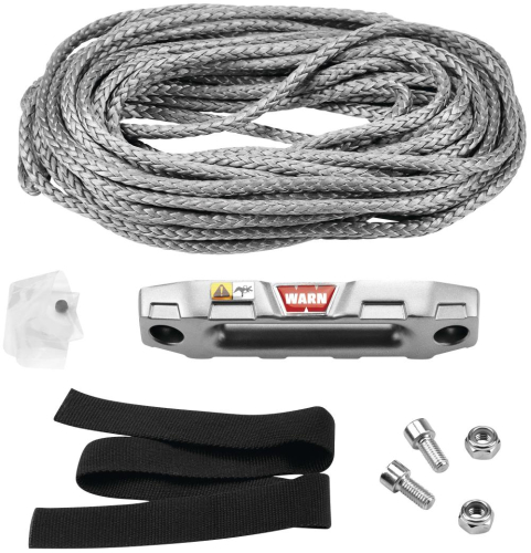 Warn - Warn Synthetic Rope Replacement Kit - 50ft. of 1/4in. Diam. - 100970