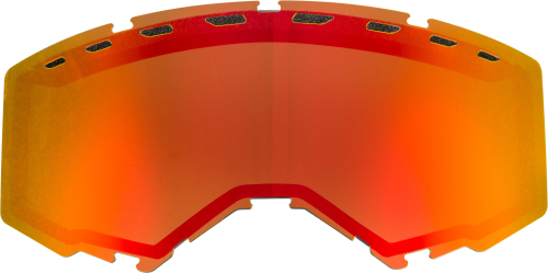 Fly Racing - Fly Racing 2019 Vented Dual Lens - Red Mirror/ Brown - FLB-025