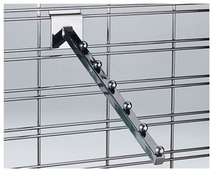 Tucker - Tucker Display Slat Arm - Chrome - SW12