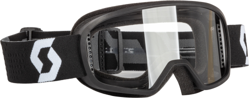 Scott USA - Scott USA Buzz Mx Youth Goggles - 272838-1001043 - Black/Gray / Clear Lens - OSFM