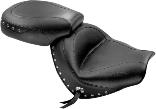 Mustang - Mustang Wide Touring Two-Piece Seat - Studded - 76190