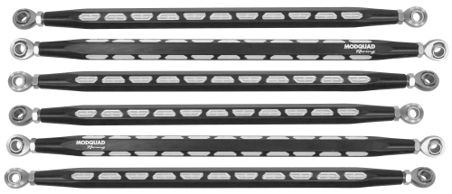 ModQuad - ModQuad Hex Rear Radius Rods - 72in. - Black-Recut - CA-RR-X3RS-HEX