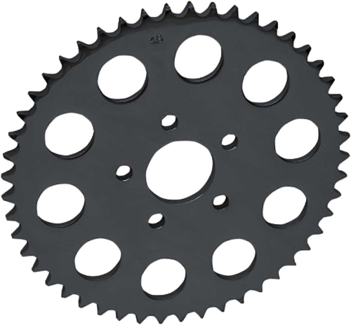 Drag Specialties - Drag Specialties 530 Chain Conversion Rear Sprocket - Flat - 51T - Gloss Black - 1210-1835