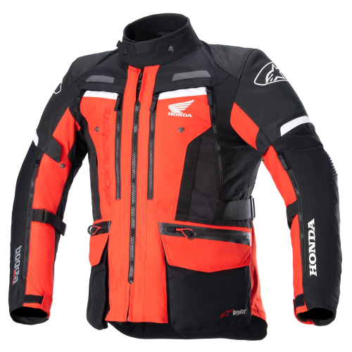 Alpinestars - Alpinestars Honda Bogota Pro Drystar Jacket - 3206723-3031-2X - Bright Red/Black - 2XL