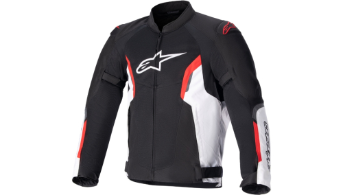 Alpinestars - Alpinestars AST V2 Air Jacket - 3306121-1304-3X - Black/White/Bright Red - 3XL