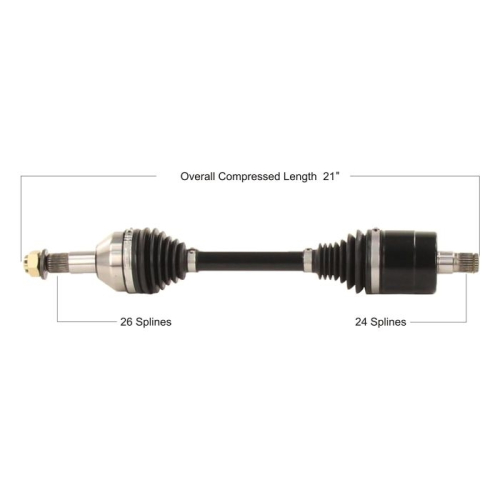 TYTANEUM - TYTANEUM Heavy Duty CV Axle - CAN-6077HD