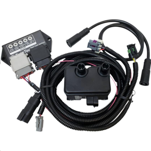 Daytona Twin Tec - Daytona Twin Tec Ignition Module and Harness Kit with Coil and Plug Wires - 30081