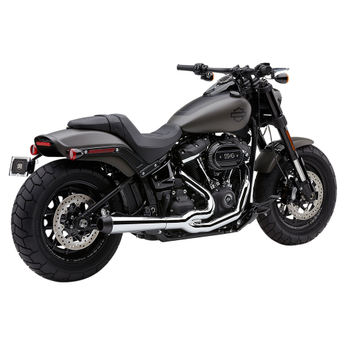 Cobra - Cobra El Diablo 4in. 2-Into-1 Exhaust System - Chrome - 6474