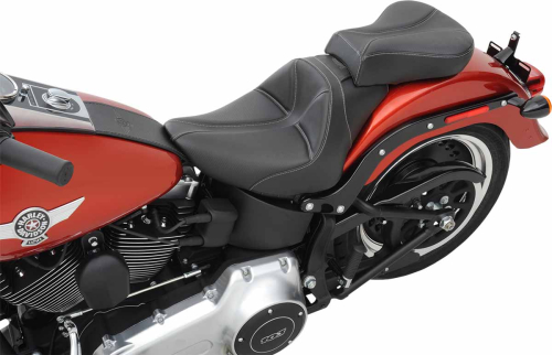 Saddlemen - Saddlemen Dominator Solo Seat Pillion Pad - Smooth SaddleHyde - 806-12-0162