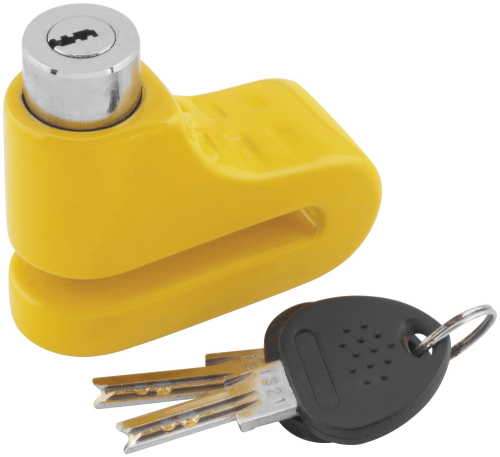 Bully Locks - Bully Locks 5.5mm Disk Lock - Yellow - 1581S-YLW