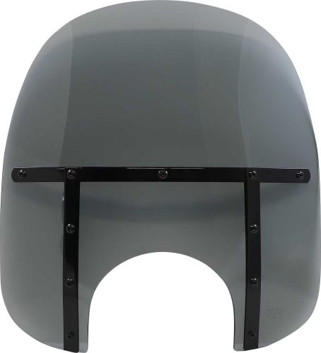 Memphis Shades - Memphis Shades Memphis Fats Windshield (9in. Cutout) - 17in. - Night Shades Black Smoke - MEB36112
