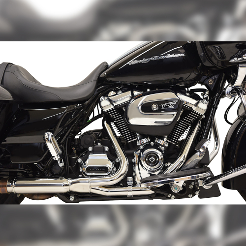 Bassani Manufacturing - Bassani Manufacturing 2X2 Dual Headpipes - Chrome - 1F24A