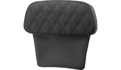 Saddlemen - Saddlemen Chopped Tour Pak Backrest Pad - Step-Up - Black with Black Lattice Stitch - 814-07-CPACK-SU
