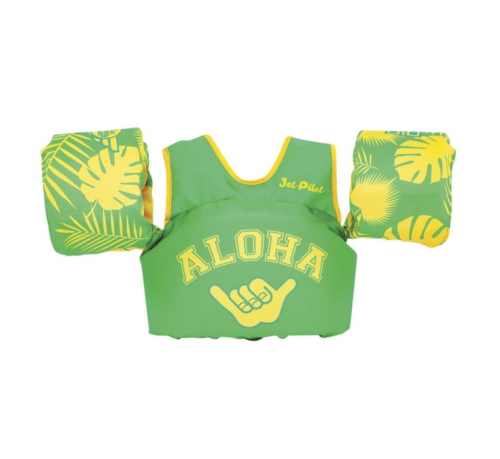 Jetpilot - Jetpilot Lil Wing Man CGA Infant Vest - JP21250ALOHACHILD - Aloha - Infant Under 30 Lbs