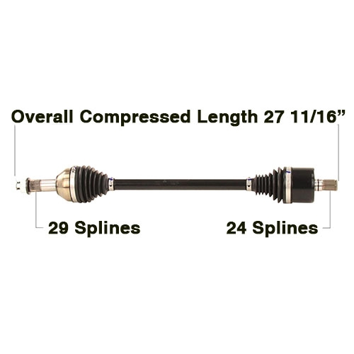 TYTANEUM - TYTANEUM Heavy Duty CV Axle - CAN-6086HD