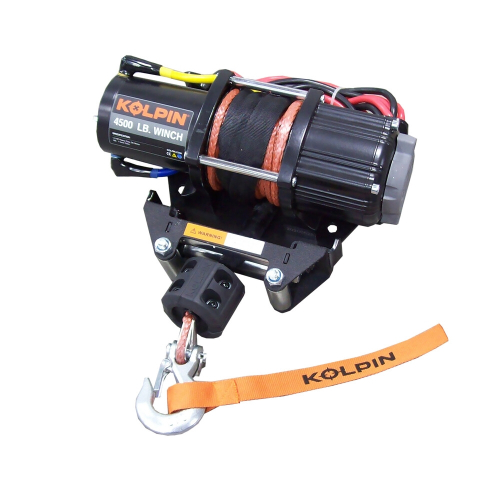 Kolpin - Kolpin Synthetic Quick Mount Winch - 4500lbs. - 26-2000