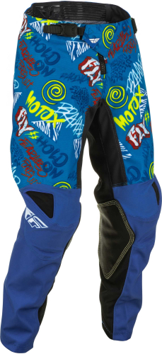 Fly Racing - Fly Racing Kinetic Rebel Youth Pants - 375-43722 - Blue/Light Blue - 22