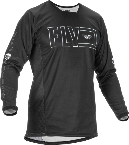 Fly Racing - Fly Racing Kinetic Fuel Jersey - 375-420M - Black/White - Medium