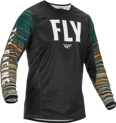 Fly Racing - Fly Racing Kinetic Wave Jersey - 375-5202X - Black/Rum - 2XL