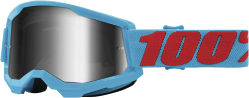 100% - 100% Strata 2 Summit Goggles - 50421-252-08 - Summit / Silver Mirror Lens - OSFA