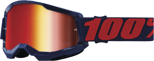 100% - 100% Strata 2 Masego Goggles - 50421-251-09 - Masego / Red Mirror Lens - OSFA