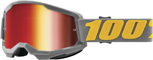 100% - 100% Strata 2 Izipizi Goggles - 50421-251-07 - Izipizi / Red Mirror Lens - OSFA