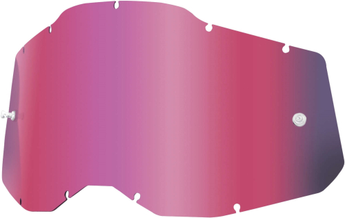 100% - 100% Replacement Lens for Adult Racecraft 2/Accuri 2/Stratus 2 Goggles - Pink - 51008-229-01