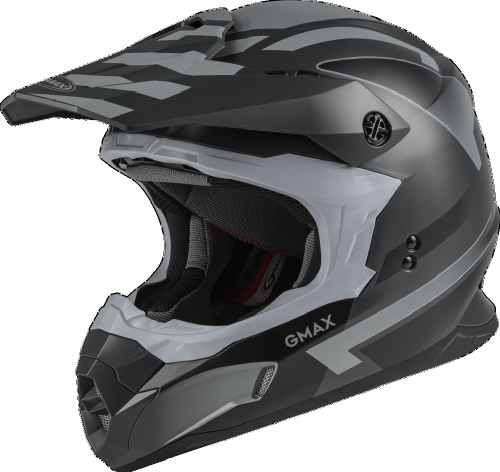 G-Max - G-Max MX-86 Fame Helmet - D3864258 - Matte Dark Gray/Black - 2XL