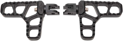 Joker Machine - Joker Machine Adjustable Serrated Heel Footpegs - Black Anodized - 08-62-6B