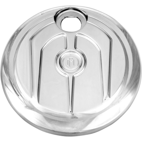 Performance Machine - Performance Machine Fuel Door - Scallop - Chrome - 0200-2005SCA-CH
