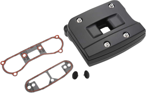 Drag Specialties - Drag Specialties Rocker Box Cover - Black - 037006