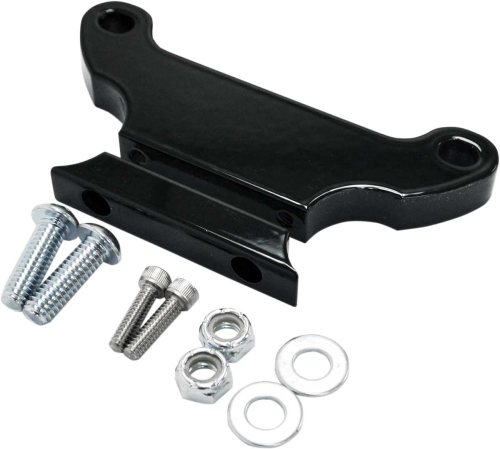 LA Choppers - LA Choppers Gauge Mount for 1in. T-Bars - Gloss Black - LA-7390-00B