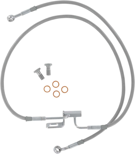 Goodridge - Goodridge Rear OEM-Style DOT/TUV Brake Line Kit - Stock Length - HD9285-A