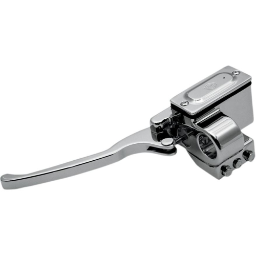 GMA Engineering - GMA Engineering Hydraulic Clutch Master Cylinder Assembly w/ Switch Kit for 1in. Handlebar - 9/16in. Bore - Polished - GMA-HC-5-P