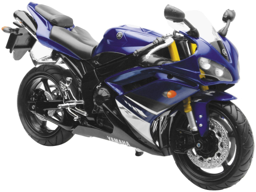New Ray Toys - New Ray Toys Street Bike 1:12 Scale Motorcycle - YZF-R1 Blue 2008 - 43103