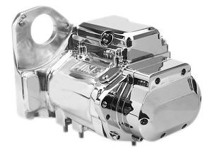 Jims - Jims 6-Speed Precision-Cut Transmission For 4-Speed Frame - Polished - 8030C6