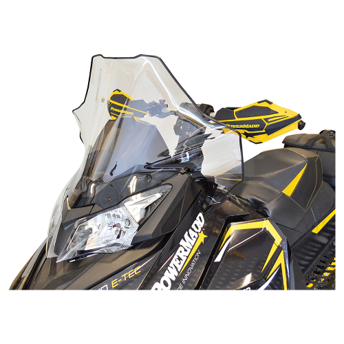 Powermadd - Powermadd Cobra Windshield - Mid - 17in. - Tint with Black Fade - 13530