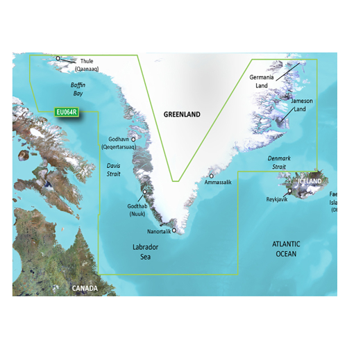 Garmin - Garmin BlueChart&reg; g3 Vision&reg; HD - VEU064R - Greenland - microSD&trade;/SD&trade;