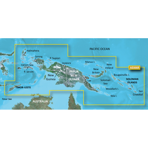 Garmin - Garmin BlueChart&reg; g2 HD - HXAE006R - Timor Leste/New Guinea - microSD&trade;/SD&trade;