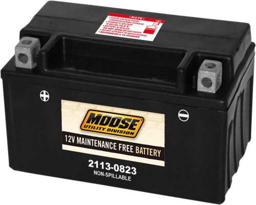 Moose Utility - Moose Utility Factory-Activated AGM Maintenance-Free Battery - YTX7A - 2113-0823