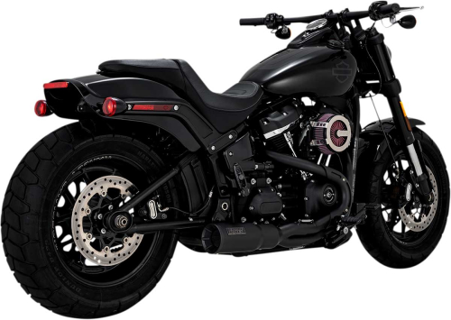 Vance & Hines - Vance & Hines Hi-Output 2-Into-1 Short Exhaust System - Black - 47631
