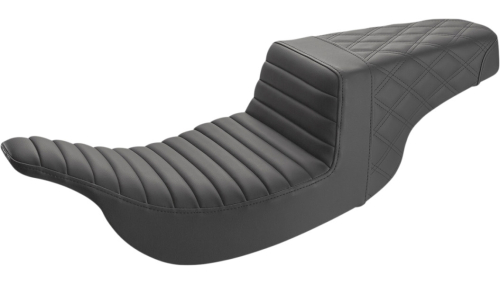 Saddlemen - Saddlemen Step-Up Front TR/Rear LS Seat - Black - 897-07-176