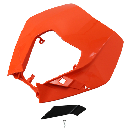 UFO Plastics - UFO Plastics Headlight Plastic - KTM Orange - KT040390127