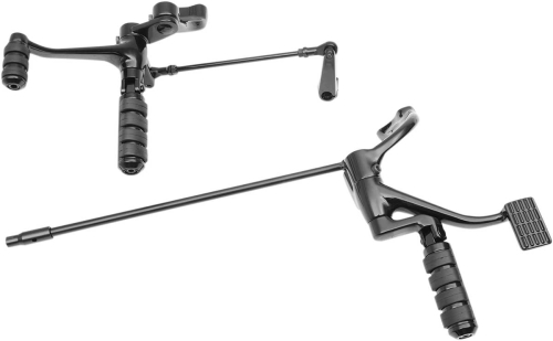 Drag Specialties - Drag Specialties Sportster Forward Control Kit - 2in. Extended - Black - 1622-0489