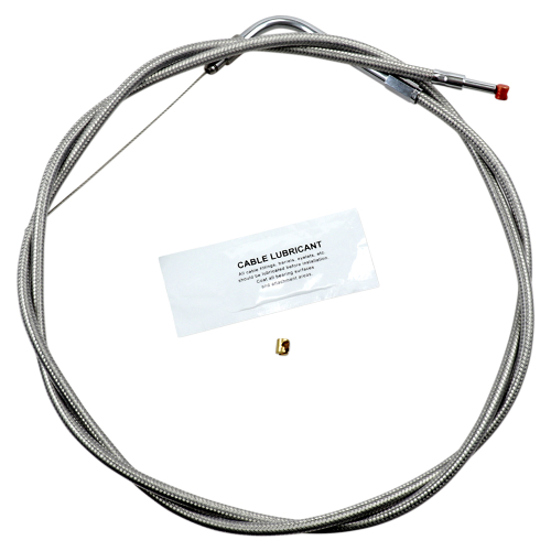 Barnett - Barnett Stainless Clear-Coated Throttle Cable (+12in.) - 102-30-30009-12